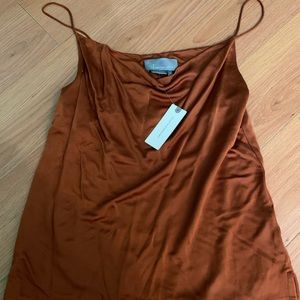 NWT Anthropologie Cowl Neck Tank